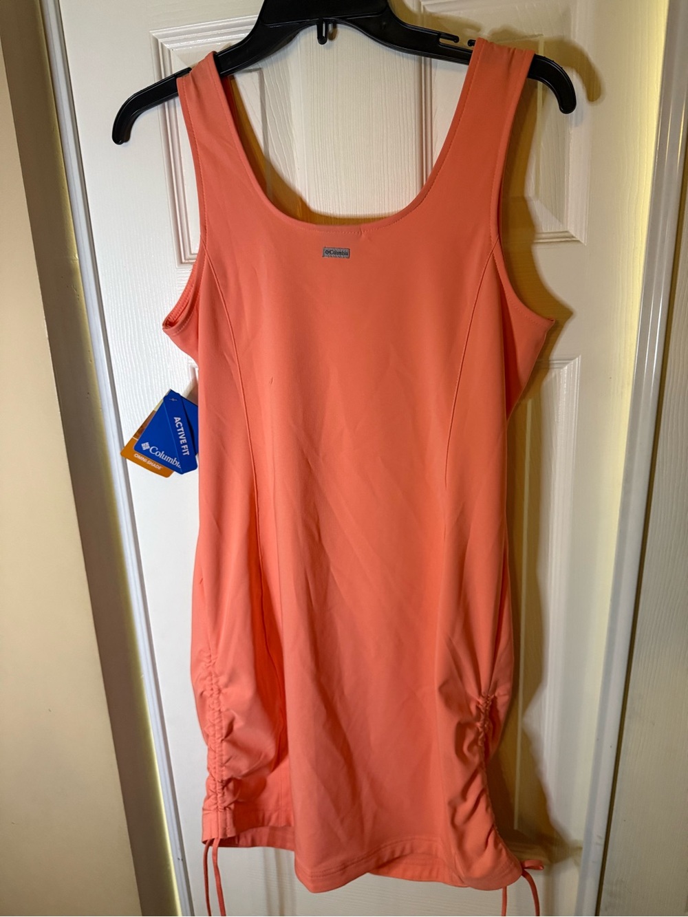Columbia Coral-Peach Tank Dress